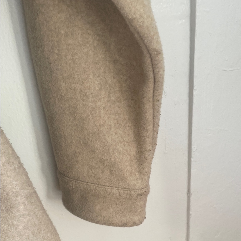 Zara Beige Belted Overshirt - Picture 8 of 12